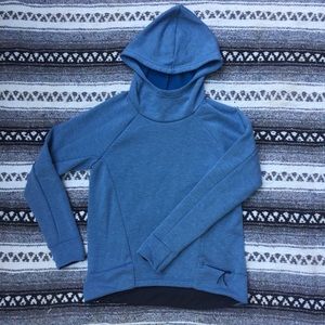 Lucy Soft Blue Hooded Sweatshirt XS